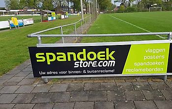 voetbalbord formaat; 250 x 60 cm b x h - Spandoekstore.com reclameuitingen