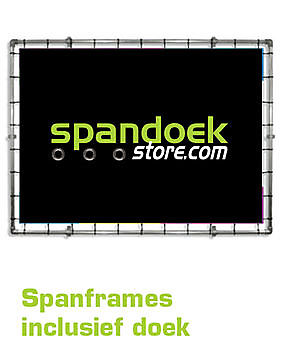 Spandoekframes incl. doek voor buiten en binnen - Spandoekstore.com reclameuitingen