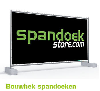Bouwhekdoeken - Spandoekstore.com reclameuitingen