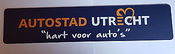 showroomplaten met eigen logo - Spandoekstore.com reclameuitingen