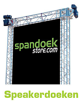 Speakerdoeken - Spandoekstore.com reclameuitingen