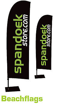 Beachflags - Spandoekstore.com reclameuitingen