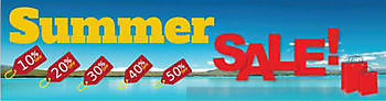 Summer sale spandoek - Spandoekstore.com reclameuitingen