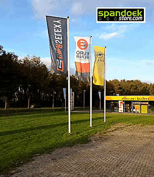 Vlaggen bedrukken - Spandoekstore.com reclameuitingen