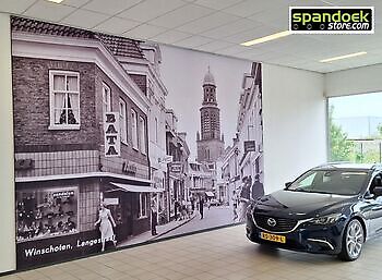 wand bekleding - Spandoekstore.com reclameuitingen
