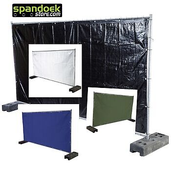Afschermdoek tegen een verrassend lage prijs - Spandoekstore.com reclameuitingen