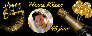 spandoek hoera  Man - Spandoekstore.com reclameuitingen