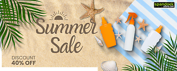 Summer sale spandoek - Spandoekstore.com reclameuitingen