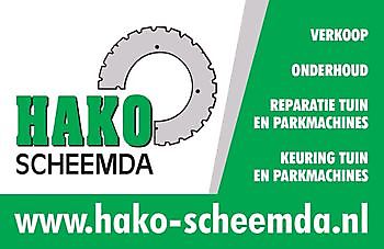 Hako-Scheemda Tuin- en parkmachines Scheemda - Spandoekstore.com reclameuitingen