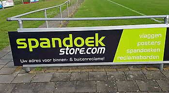 voetbalbord sportveldborden 250 x 60 cm vanaf € 125,- - Spandoekstore.com reclameuitingen