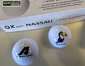 nieuwe in ons assortiment bedrukte Golf ballen 10% korting minimale afname 150 st. - Spandoekstore.com reclameuitingen