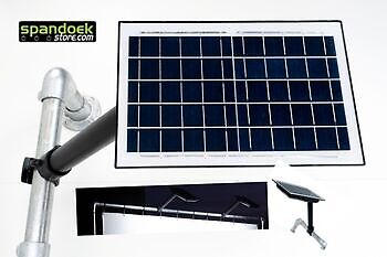 Led verlichting spandoekframe met accu - Spandoekstore.com reclameuitingen