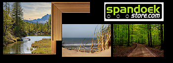 houten textielframe - Spandoekstore.com reclameuitingen