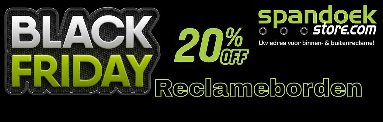  - Spandoekstore.com reclameuitingen