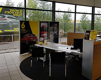 corona scherm bureau Opel Ambergen - Spandoekstore.com reclameuitingen