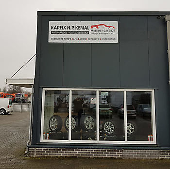 Gevelborden karfix np Stadskanaal 250 x 80 cm - Spandoekstore.com reclameuitingen