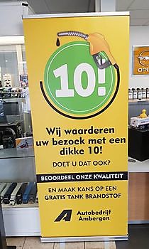 Roll Up banner Opel Ambergen Stadskanaal Winschoten  Emmen - Spandoekstore.com reclameuitingen