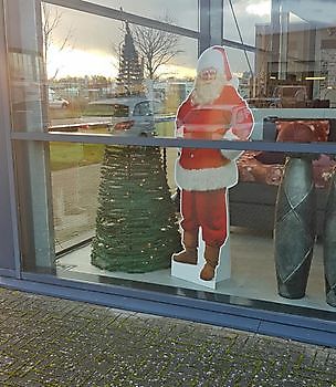 figuren van karton  kerstman - Spandoekstore.com reclameuitingen