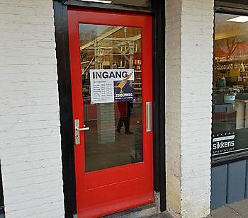 Reclamebord ingang Zuiderweg  verf en behang - Spandoekstore.com reclameuitingen