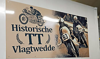reclamebord formaat  280 x 146 cm  Historische TT Vlagtwedde - Spandoekstore.com reclameuitingen