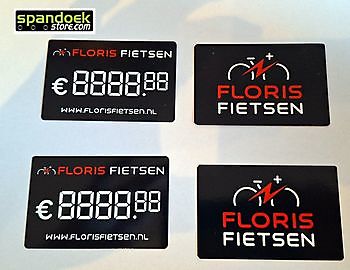 Prijskaartjes  Floris fietsen Hoogezand - Spandoekstore.com reclameuitingen