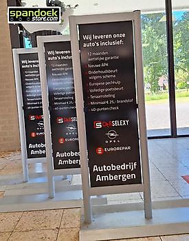 reclameborden Autobedrijf Ambergen - Spandoekstore.com reclameuitingen