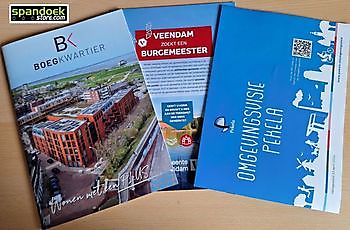 Diverse  brochures gemeente Eemsdelta  Pekela  Veendam - Spandoekstore.com reclameuitingen