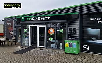 Voorgevel voorzien van doosletter incl. led  nieuwe boeidelen vervangen plus led strook - Spandoekstore.com reclameuitingen