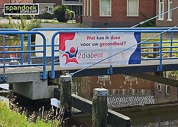 spandoek  2diabeat gezondheidscentrum vita  salis nieuwe pekela - Spandoekstore.com reclameuitingen