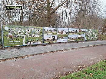 bouwhekdoek gemeente Pekela - Spandoekstore.com reclameuitingen
