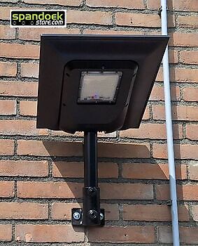 Solar verlichting  geplaats bedrijfspand  Nieuwe Pekela - Spandoekstore.com reclameuitingen