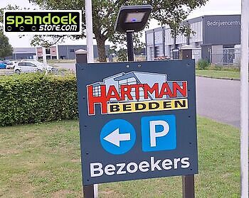 Solar lamp reclamebord - Spandoekstore.com reclameuitingen