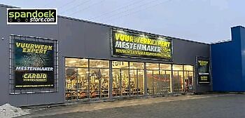 spandoeken vuurwerk - Spandoekstore.com reclameuitingen